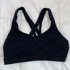 Lululemon black sports bra